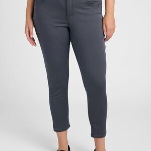 Women's Charcoal Slim Fit Trousers